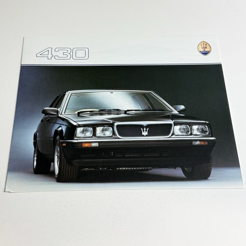 Maserati 430 6p brochure - 430,