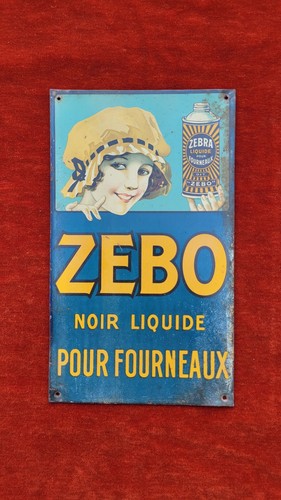 Plaque publicitaire ancienne