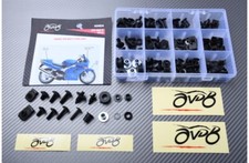 Kit Visserie Vis Carénages Spécifique Noir HONDA VFR 800 FI RC46/W 1998-2001