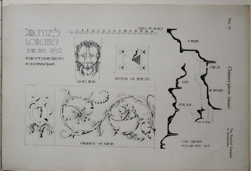 1907 architecture imprimé - architecture,