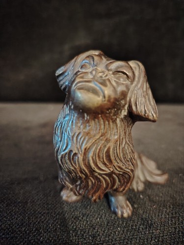 Joli bronze chien - de,