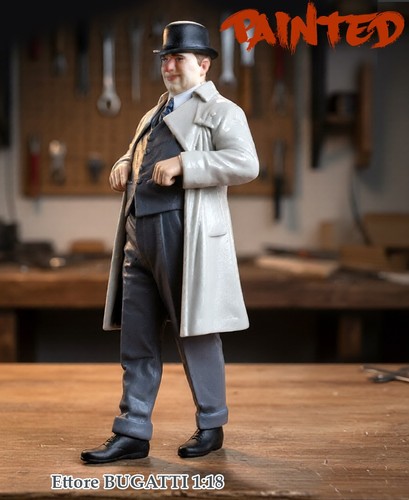 Ettore bugatti figurine - bugatti, 1/