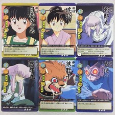 Inuyasha Carddass Part2 36 cartes régulières jeu complet Bandai 2002 Japon