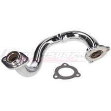 Coude de pot full Derbi Senda DRD Gilera RCR SMT Aprilia SX RX 50cc chrome