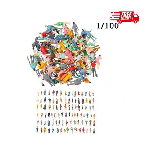 100 figurines plastique - 100,