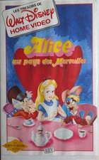 ALICE AU PAYS DES MERVEILLES WALT DISNEY VHS K7 CASSETTE VIDEO d'occasion vf