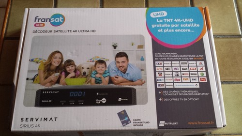 Décodeur fransat servimat - 4k,