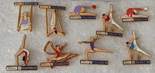 Lot pins gymnastique france - gymnastique,