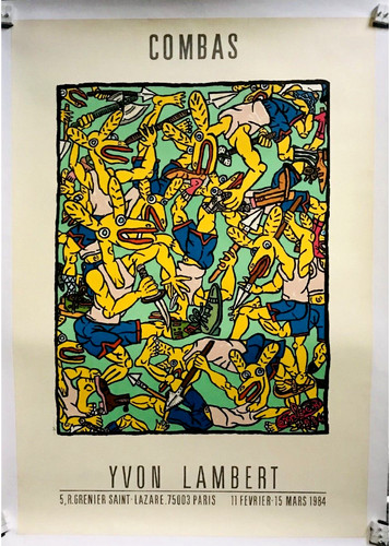 Robert combas affiche - robert,