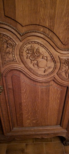 Armoire mariage chêne - chêne, massif