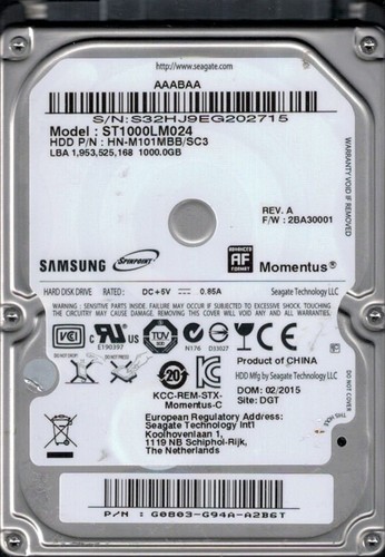 St1000lm024 m101mbb sc3 - st1000lm024, hn-m101mbb/sc3