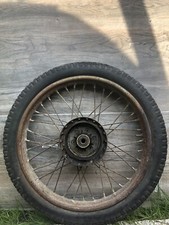 1963 Jawa Sport  Cz 175cc Front Tire/rim  Wheel Complete 3.00-19