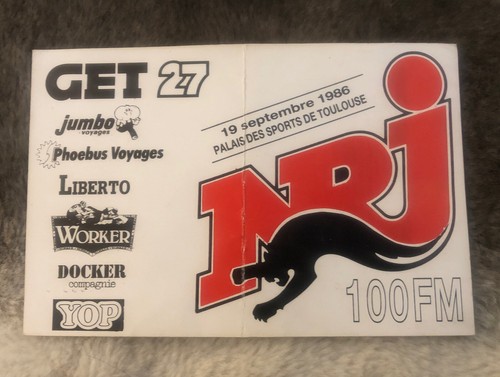 Ancien billet concert - , ticket