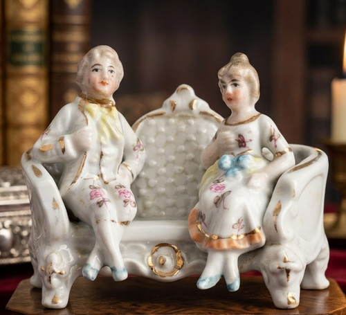 Statuette couple - d'un,
