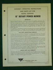 WESTERN TOOL 18"  ROTARY MOWER