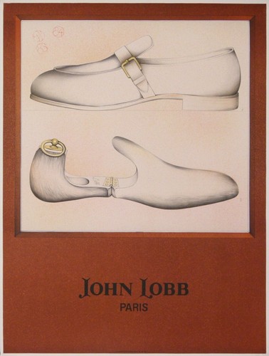 Affiche john lobb paris 1980 - affiche,