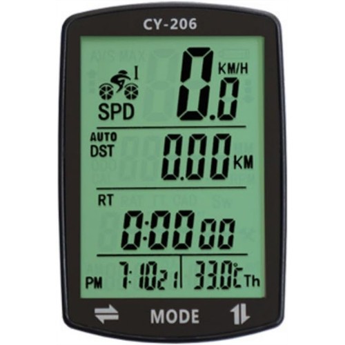 Compteur vélo sans - compteur, fil
