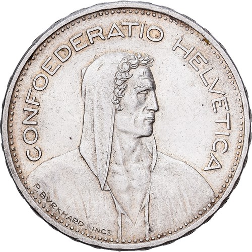 Suisse francs 1940 - 5, 1940,