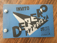 DEPERO FUTURISTIC GALLERY SOURCE OF ABYSS BOLTED INVITATION