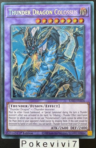 Carte thunder dragon - carte, yu-gi-oh!