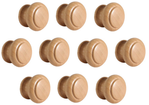 Bouton meuble bois 35 mm - bois, Ø