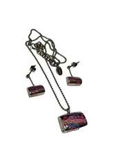 Rare Swatch Bijoux Earrings & Necklace Jewelry Set Pop Art Fabulous Y2K