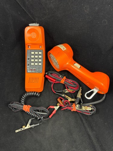 Vintage linemans telephone - vintage,