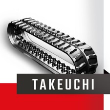 Chenilles caoutchouc TAKEUCHI mini-pelles | Prix spécial pour 2 chenilles