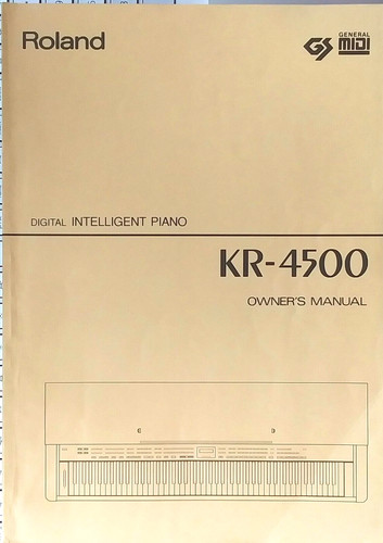 Roland 4500 digital - roland, kr-4500