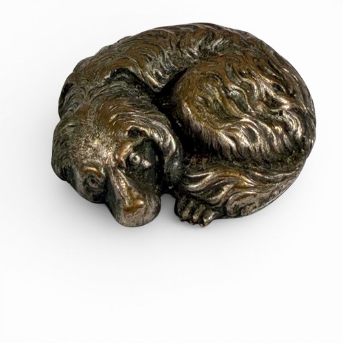 Old metal dog - old, buttonhole