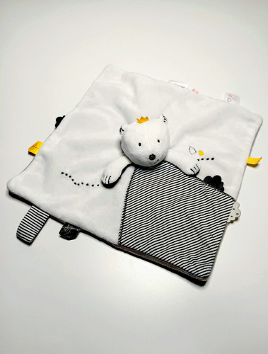 Doudou plat carré gaby sam - carré,