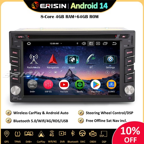 Core 64gb din android - din, 14