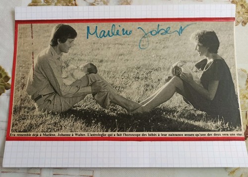 Autographe marlene jobert - de,