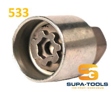 Original VW 533 code P rim lock wheel lock key nut, wheel lock