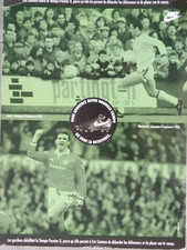 NIKE vintage Chaussures Print Ad! "Chaussures de sport pour football "