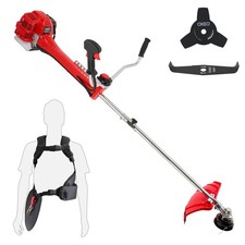 Débroussailleuse thermique professionnelle 62 cm³ - 2 tps - 2en1 - Coupe-bordure