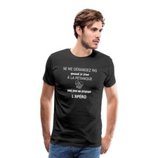 t-shirt pétanque idée cadeau