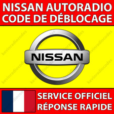 ✅NISSAN RADIO CODE DE DÉBLOCAGE QASHQAI MICRA JUKE NAVARA NOTE X-TRAIL CONNECT✅