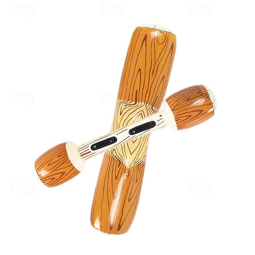 Bouée gonflable rondin bois - , +