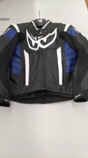 Berik LJ-171320-BK Biker Leather Jacket, Black, Used