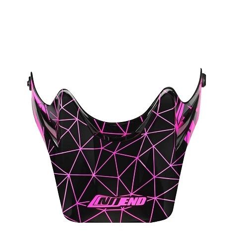 Visiere couleur glossy pink