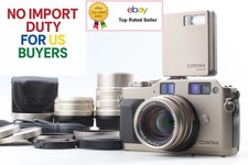 [3Lens/MINT] Contax G1 35mm Télémètre RF Film Camera 28mm 45mm 90mm TLA JAPAN
