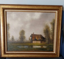 Charmant tableau ancien huile