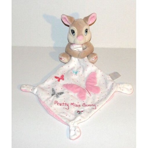 Doudou lapin avec mouchoir - avec,