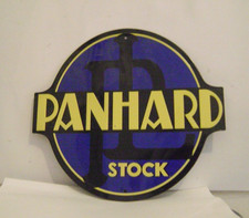 Plaque publicitaire en métal