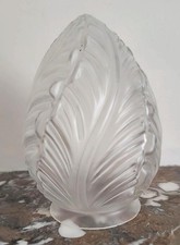 Globe art déco forme obus en