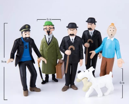 Lot figurines tintin 10 - lot,
