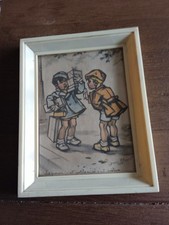 cadre avec gravure germaine