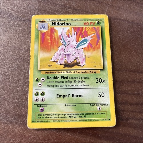 Wizards pokémon jcc - pokémon, nidorino