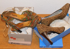 vintage lot CHAUSSURE AZUREE